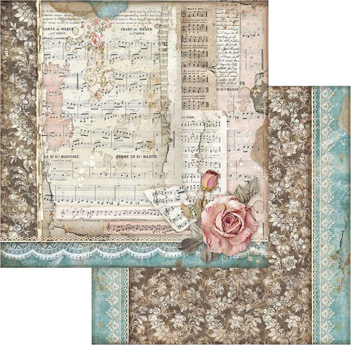 Stamperia Double-Sided Paper Pad 12"X12" 10/Pkg-Passion, 10 Designs/1 Each SBBL84