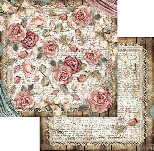 Stamperia Double-Sided Paper Pad 12"X12" 10/Pkg-Passion, 10 Designs/1 Each SBBL84