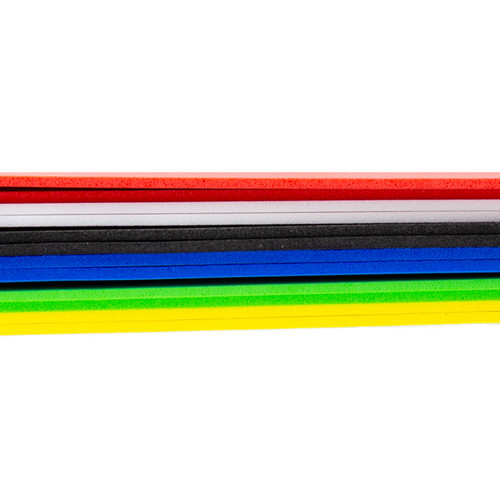 CousinDIY Foam Sheets 12"X18" 12/Pkg-Basic Colors - 40000595