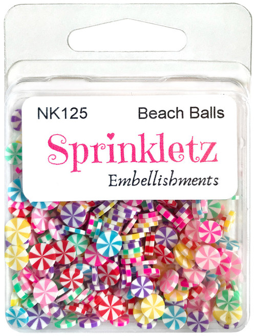 Buttons Galore Sprinkletz Embellishments 12g-Beach Ball BNK-125 - 840934006392
