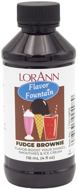 LorAnn Flavor Fountain 4oz-Fudge Brownie - 17500800 - 023535994989