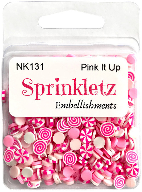 Buttons Galore Sprinkletz Embellishments 12g-Pink It Up - BNK-131 - 840934006453