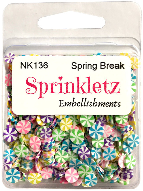 Buttons Galore Sprinkletz Embellishments 12g-Spring Break BNK-136 - 840934006507