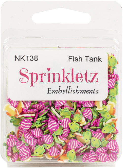 Buttons Galore Sprinkletz Embellishments 12g-Fish Tank - BNK-138 - 840934006521