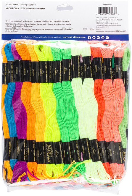 Coats & Clark 6-Strand Embroidery Floss Jumbo Pack 105/Pkg-Basic C11JV01