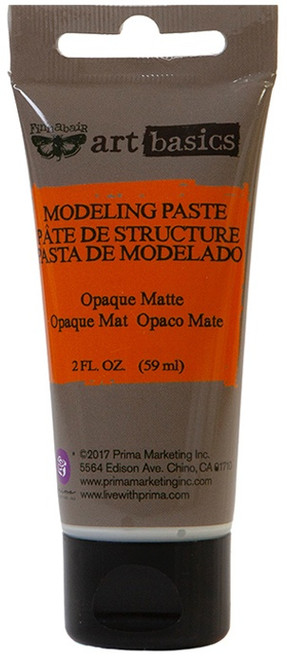 3 Pack Finnabair Art Basics Modeling Paste 2oz-Opaque Matte 962975 - 655350962975