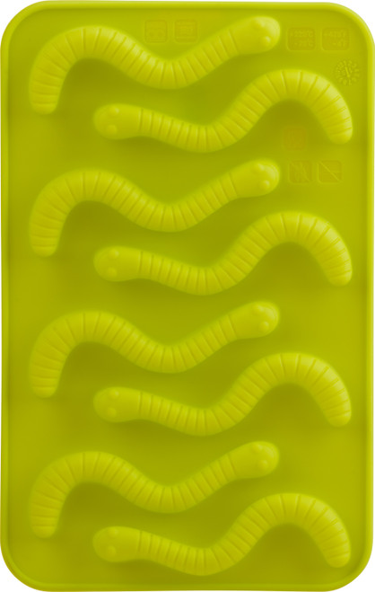 Trudeau Silicone Chocolate Mold 2/Pkg-Gummy Worms 05119226