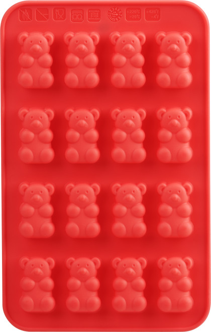 Trudeau Silicone Chocolate Mold 2/Pkg-Gummy Bears - 09119229