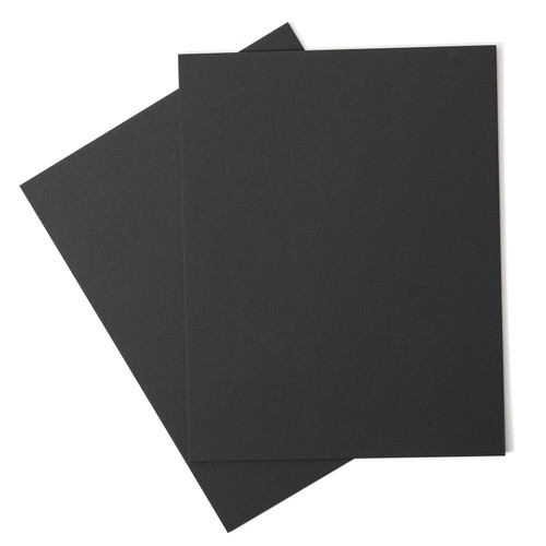 We R Cinch Book Board 8.5"X11" 2/Pkg-Black 60000061
