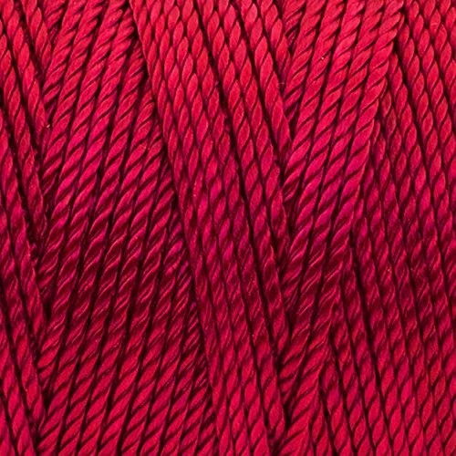 3 Pack - Red Heart Nylon Crochet Thread Size 18-Red - 138-91