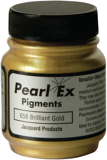 3 Pack - Jacquard Pearl Ex Powdered Pigment .75oz-Brilliant Gold - JPX1-1656 - 743772165606 3 Pack - Jacquard Pearl Ex Powdered Pigment .75oz-Brilliant Gold - JPX1-1656 - 743772165606