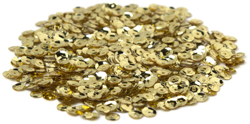 12 Pack CousinDIY Cupped Sequins -Gold, 5mm 800/Pkg A50026LM-870