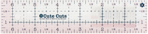 5 Pack - Riley Blake Cute Cuts Ruler 1.5"X6.5"- - STCC5539 - 889333055396 5 Pack - Riley Blake Cute Cuts Ruler 1.5"X6.5"- - STCC5539 - 889333055396