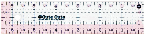 5 Pack - Riley Blake Cute Cuts Ruler 1.5"X6.5"- - STCC5539 5 Pack - Riley Blake Cute Cuts Ruler 1.5"X6.5"- - STCC5539