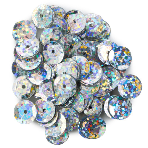 12 Pack - CousinDIY Cupped Sequins-Crystal Iridescent, 10mm 120/Pkg - 5A002F8F-875