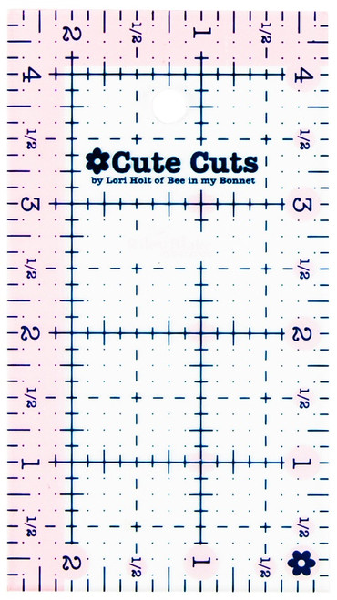 5 Pack Riley Blake Cute Cuts Ruler 2.5"X4.5"STCC5540