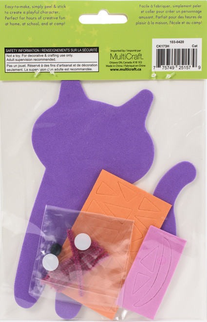 Krafty Kids DIY Foam-Fun Kit-Cat CK173-H