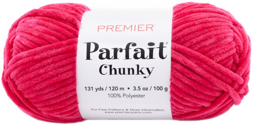 3 Pack - Premier Parfait Chunky Yarn-Bright Pink - 1150-13 - 847652096810 3 Pack - Premier Parfait Chunky Yarn-Bright Pink - 1150-13 - 847652096810
