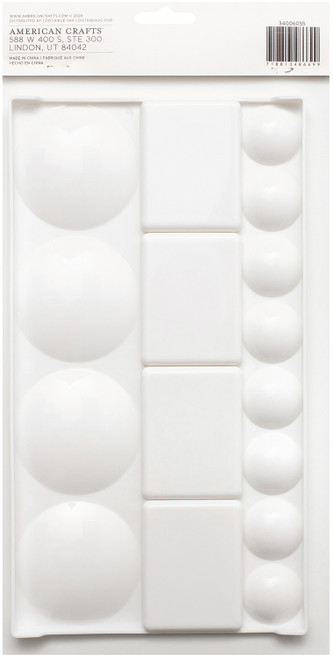 3 Pack - American Crafts Art Supply Basics Plastic Palette-16 Well - 34006055 3 Pack - American Crafts Art Supply Basics Plastic Palette-16 Well - 34006055