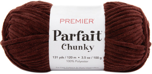 3 Pack Premier Parfait Chunky Yarn-Chocolate 1150-35 - 847652097039