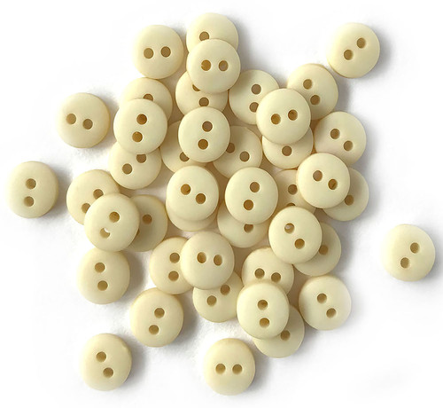 6 Pack - Buttons Galore Tiny Buttons-Linen - GBTB-1589 - 840934028080