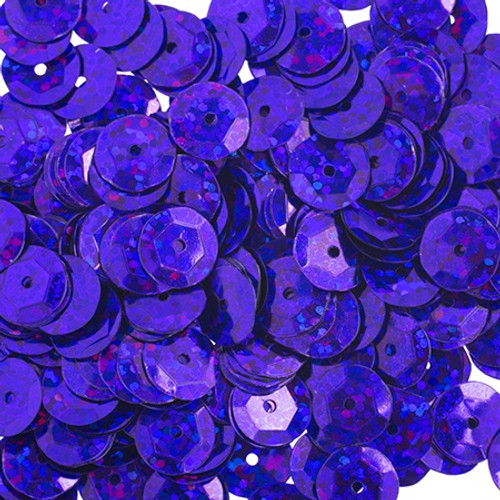 12 Pack John Bead Round Sequins 6mm 1,600/Pkg-Purple 13000106-11