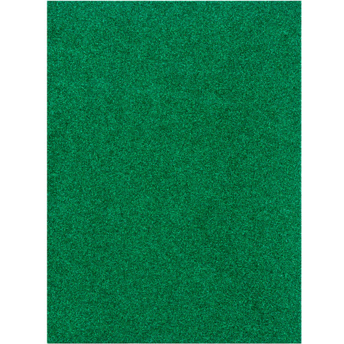 CousinDIY Glitter Foam Sheet 9"X12" 2mm-Green - A50026MD-588