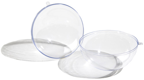 CousinDIY Plastic Hanging Ball Ornament 60mm-Clear 40000678
