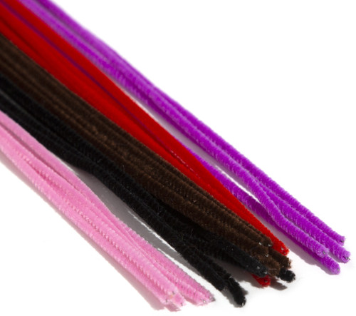 CousinDIY Chenille Stems 3mmx12" 25/Pkg-Multi-Colored - A50026MK-00489 CousinDIY Chenille Stems 3mmx12" 25/Pkg-Multi-Colored - A50026MK-00489