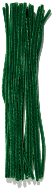 CousinDIY Chenille Stems 6mmx12" 25/Pkg-Moss Green - 5A002F5V-482