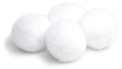 CousinDIY Pom-Poms 3" 4/Pkg-White - POM3IN-00773 CousinDIY Pom-Poms 3" 4/Pkg-White - POM3IN-00773