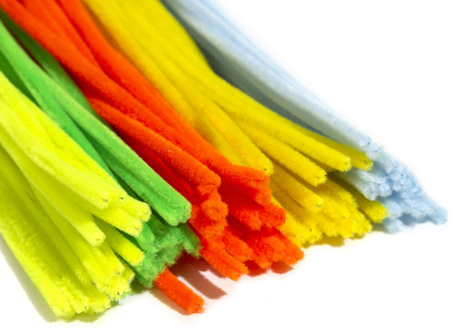 CousinDIY Chenille Stems 6mmx12" 100/Pkg-Neon - A50026LZ-00490 CousinDIY Chenille Stems 6mmx12" 100/Pkg-Neon - A50026LZ-00490