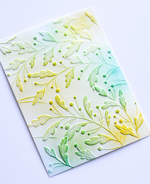 2 Pack Memory Box 3D Embossing Folder 4.5"X5.75"-Gracious Leaves EF1002