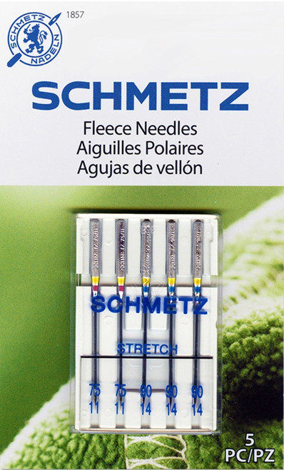 10 Pack - Schmetz Fleece Needles-Assorted 5/Pkg - 1857 - 036346318578