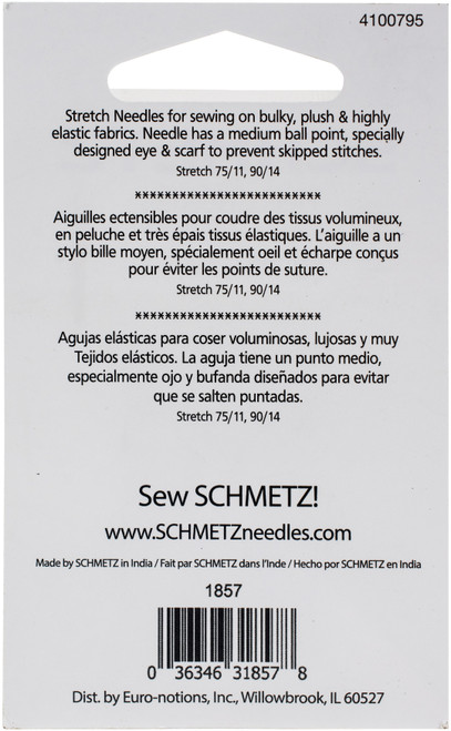 10 Pack - Schmetz Fleece Needles-Assorted 5/Pkg - 1857