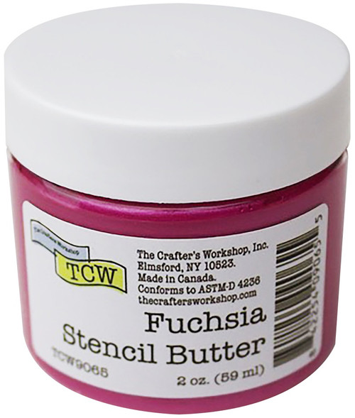 3 Pack Crafter's Workshop Stencil Butter 2oz-Fuchsia TCWSB2OZ-9065 - 842254090655