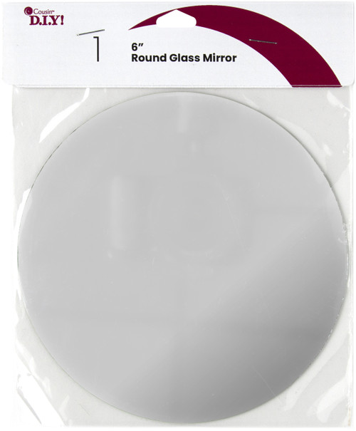 CousinDIY Round Glass Mirror-6" - 40000666 - 191648095227