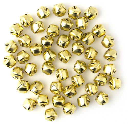 CousinDIY Jingle Bells .5" 48/Pkg-Gold - 40000638-637 CousinDIY Jingle Bells .5" 48/Pkg-Gold - 40000638-637