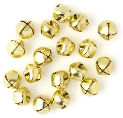 CousinDIY Jingle Bells .375" 18/Pkg-Gold 40000630