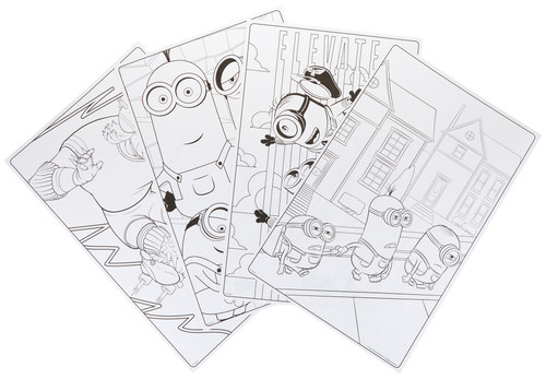 2 Pack Crayola Giant Coloring Pages 12.75"X19.5"-Minions 2 040994