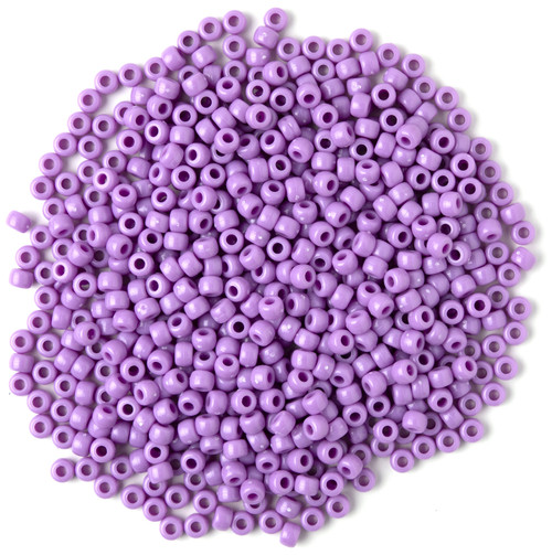 CousinDIY Pony Beads 6mmx9mm 1,000/Pkg-Opaque Purple - 5A002F6L-837 CousinDIY Pony Beads 6mmx9mm 1,000/Pkg-Opaque Purple - 5A002F6L-837
