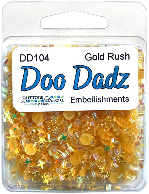 3 Pack - Buttons Galore Doodadz Embellishments-Gold Rush - DOODADZ-DD104 - 840934087278