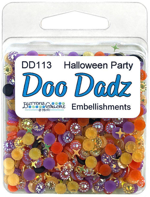 3 Pack Buttons Galore Doodadz Embellishments-Halloween Party DOODADZ-DD113 - 840934087360