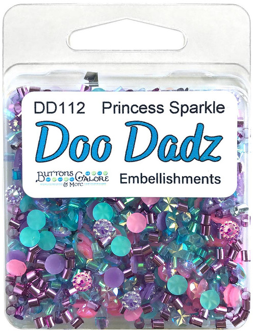 3 Pack - Buttons Galore Doodadz Embellishments-Princess Sparkle - DOODADZ-DD112 - 840934087353