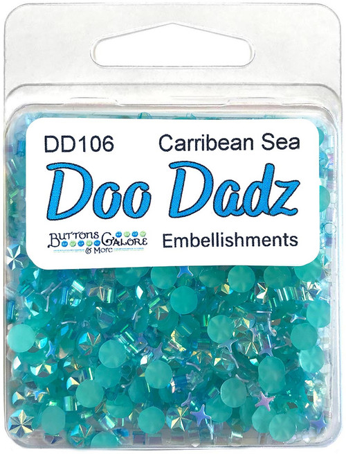 3 Pack - Buttons Galore Doodadz Embellishments-Caribbean Sea - DOODADZ-DD106 - 840934087292