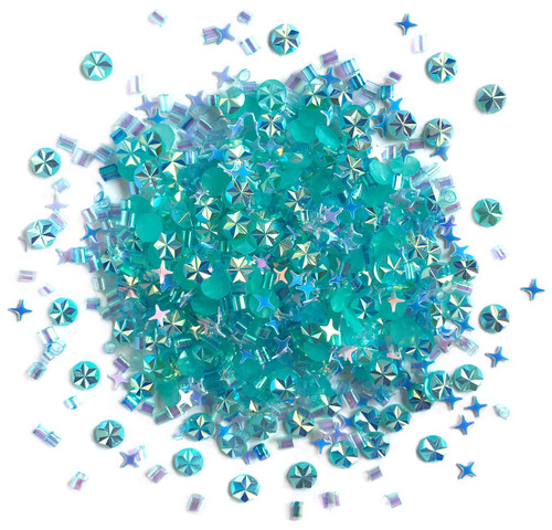 3 Pack - Buttons Galore Doodadz Embellishments-Caribbean Sea - DOODADZ-DD106