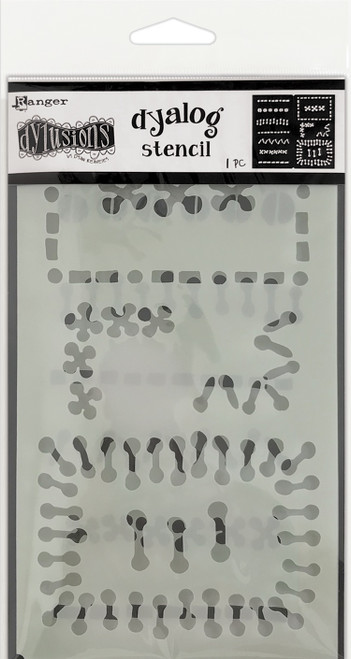 3 Pack Dyan Reaveley's Dylusions Dyalog Stencil-Stitch It DYS687-75400 - 789541075400