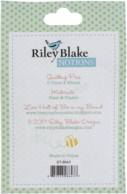 3 Pack Riley Blake Quilting Pretty Pins 60/PkgSTP8643