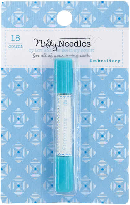6 Pack - Riley Blake Nifty Needles Tube-Embroidery 18/Pkg - STNN9437 - 889333102083