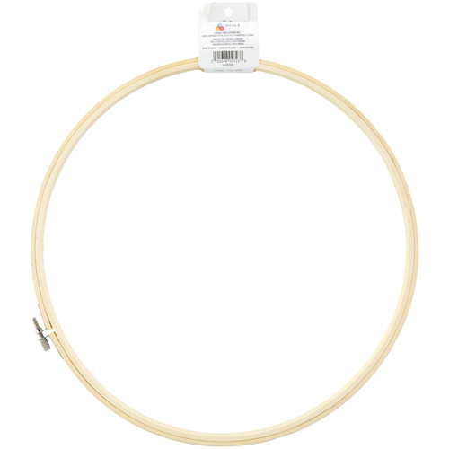 CousinDIY Natural Wood Hoop-14" - 00939